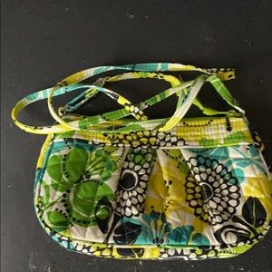Lime Vera Bradley small shoulder bag